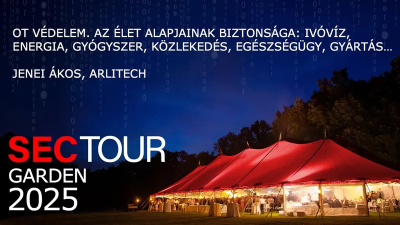 SecTour Garden 2025: Jenei Ákos előadása az OT védelemről